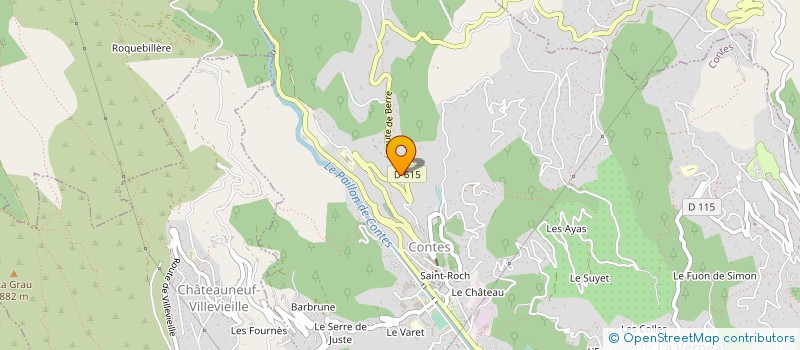 localisation de l'entreprise EHPAD AU SAVEL à CONTES