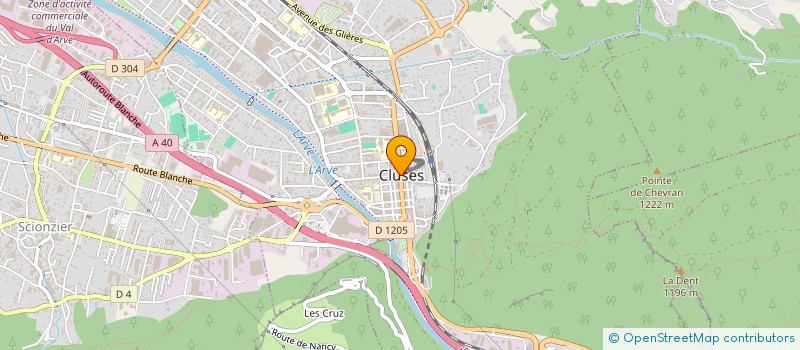 localisation de l'entreprise EHPAD BEATRIX DE FAUCIGNY à CLUSES