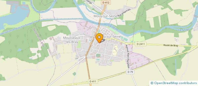 localisation de l'entreprise EHPAD BRAY SUR SEINE à BRAY-SUR-SEINE