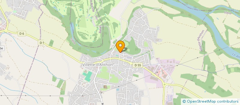 localisation de l'entreprise EHPAD CHATEAU DE LA SERRA  VILLETTE-D'ANTHON