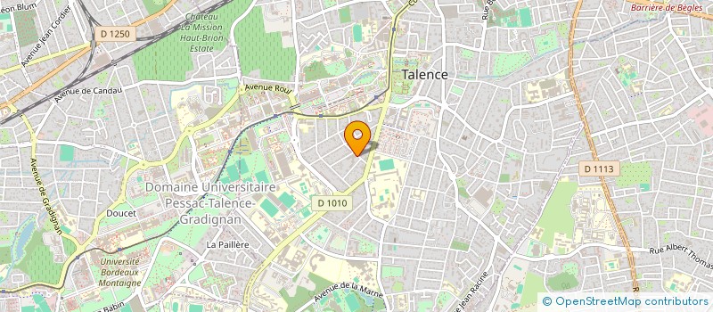 localisation de l'entreprise EHPAD CHATEAU GARDERES à TALENCE