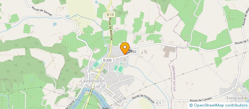 localisation de l'entreprise EHPAD COMARQUE BEAUMANOIR à CASTELMORON-SUR-LOT