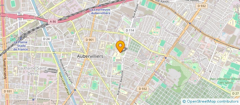 localisation de l'entreprise EHPAD CONSTANCE MAZIER à AUBERVILLIERS