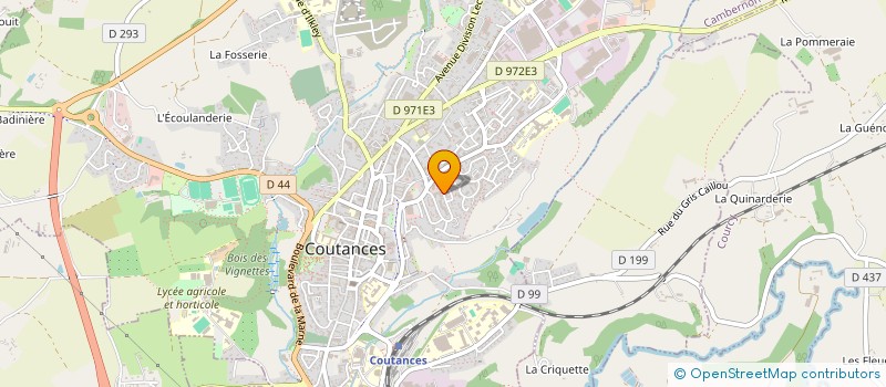 localisation de l'entreprise EHPAD CONSTANTIA  COUTANCES