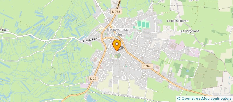 localisation de l'entreprise EHPAD DE BEAUVOIR SUR MER à BEAUVOIR-SUR-MER