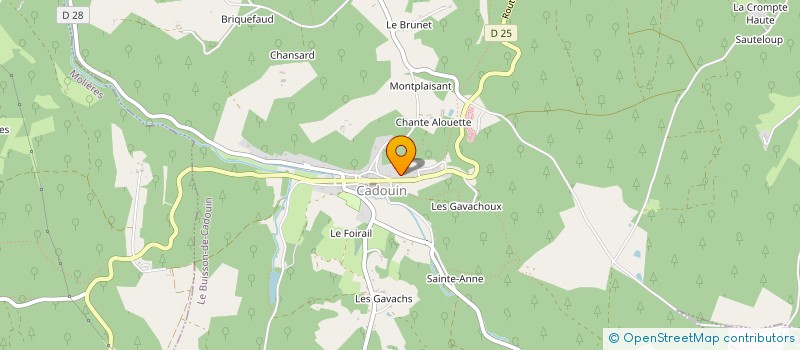 localisation de l'entreprise EHPAD DE CADOUIN à LE BUISSON-DE-CADOUIN
