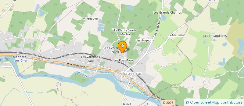 localisation de l'entreprise EHPAD DE CHATRES SUR CHER  CHATRES-SUR-CHER