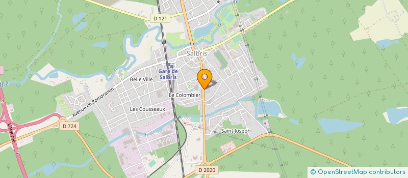 localisation de l'entreprise EHPAD DE COINCES  SALBRIS