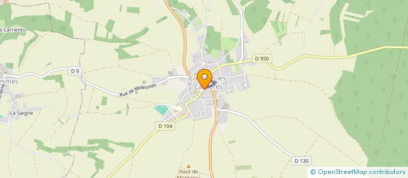 localisation de l'entreprise EHPAD DE COURSON LES CARRIERES à COURSON-LES-CARRIERES