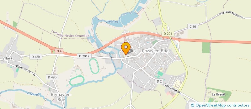 localisation de l'entreprise EHPAD DE ROZAY EN BRIE à ROZAY-EN-BRIE