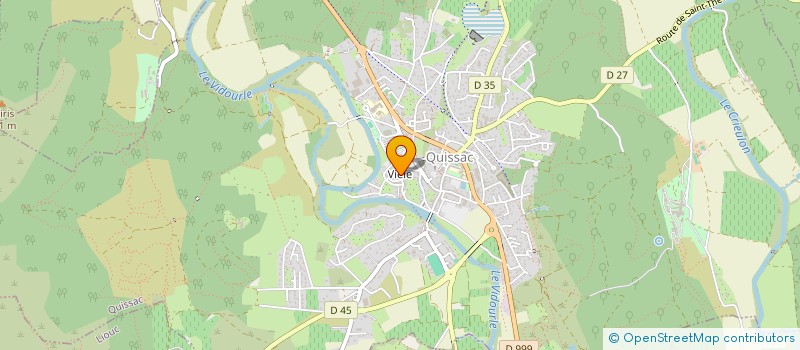localisation de l'entreprise EHPAD DEVILLAS à QUISSAC