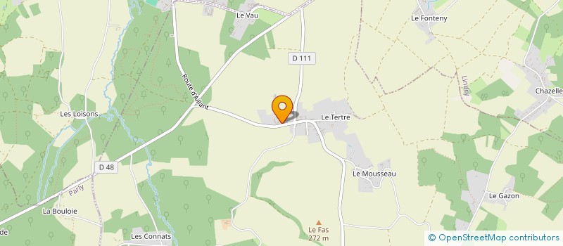 localisation de l'entreprise EHPAD DU CHATEAU DE NANTOU  POURRAIN