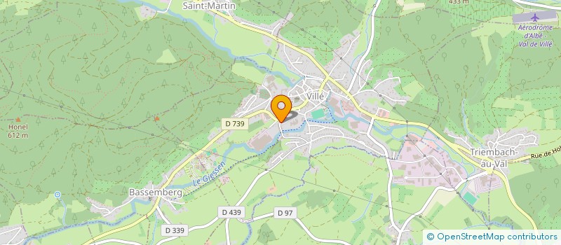 localisation de l'entreprise EHPAD DU GIESSEN  VILLE