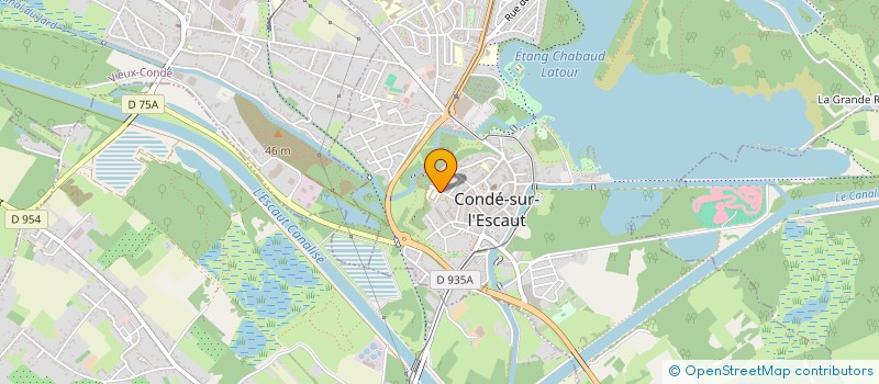 localisation de l'entreprise EHPAD DU PAYS DE CONDE  CONDE-SUR-L'ESCAUT