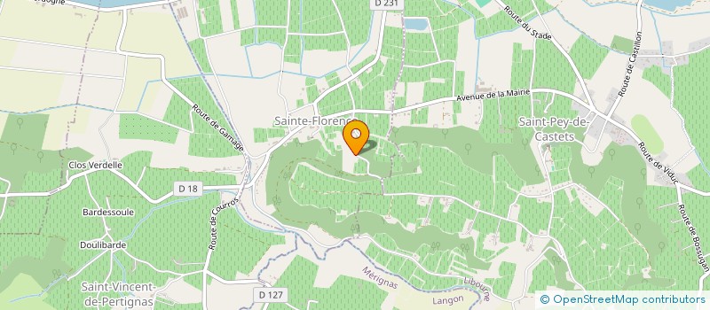 localisation de l'entreprise EHPAD EQUUS ESPACE D'HEBERGEMENT POUR ANIMAUX DELAISSES à SAINTE-FLORENCE