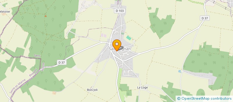 localisation de l'entreprise EHPAD FLORE  SAINT-AGNAN