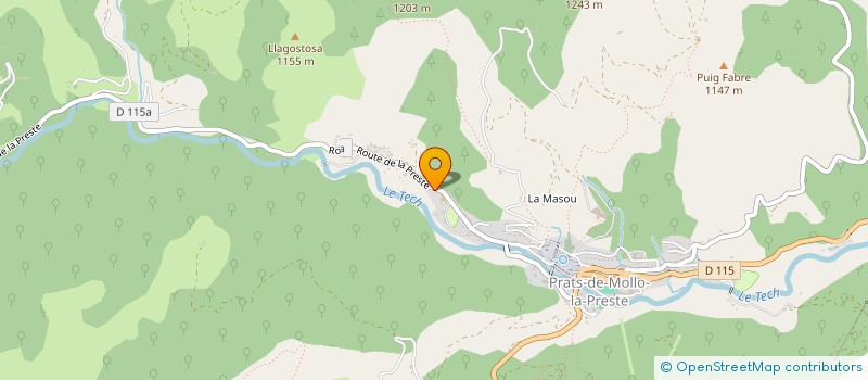 localisation de l'entreprise EHPAD'HISTOIRE  PRATS-DE-MOLLO-LA-PRESTE