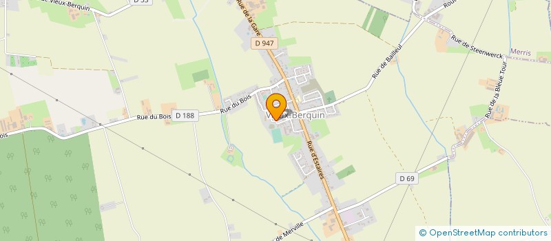 localisation de l'entreprise EHPAD INTERCOM DE FLANDRE INTERIEURE à VIEUX-BERQUIN