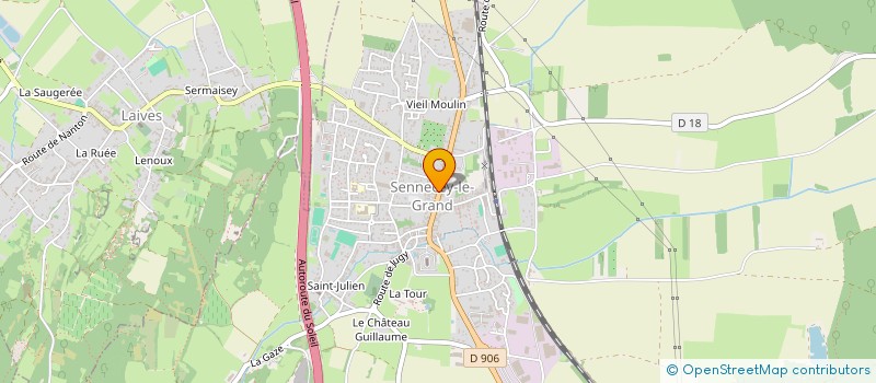 localisation de l'entreprise EHPAD INTERCOMMUNAL DE SENNECEY-LE-GRAND ET SAINT-AMBREUIL à SENNECEY-LE-GRAND