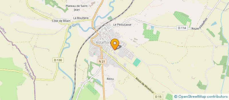 localisation de l'entreprise EHPAD LA BOURDETTE à ASTAFFORT