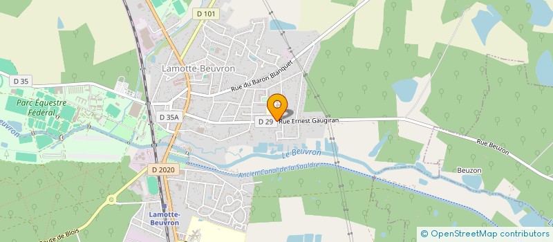 localisation de l'entreprise EHPAD LA CAMPAGNARDE  LAMOTTE-BEUVRON