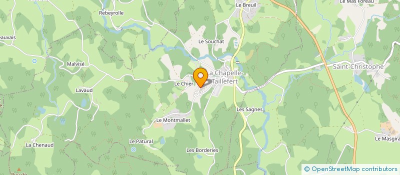 localisation de l'entreprise EHPAD LA CHAPELAUDE  LA CHAPELLE-TAILLEFERT