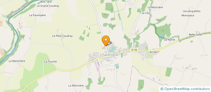 localisation de l'entreprise EHPAD LA CHARMILLE  CHANTRIGNE