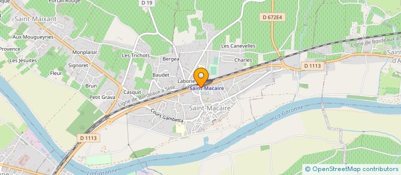 localisation de l'entreprise EHPAD LA FONTAINE D'URSULINE à SAINT-MACAIRE