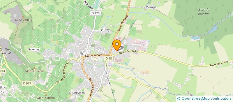 localisation de l'entreprise EHPAD LA MAISON DU CHAMP FLEURY à BUXY