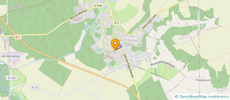 localisation de l'entreprise EHPAD LA MECHE D ARGENT à COUCY-LE-CHATEAU-AUFFRIQUE