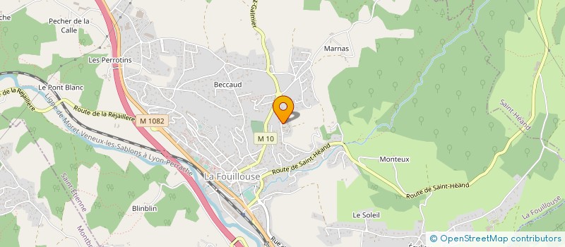 localisation de l'entreprise EHPAD LA PRANIERE à LA FOUILLOUSE