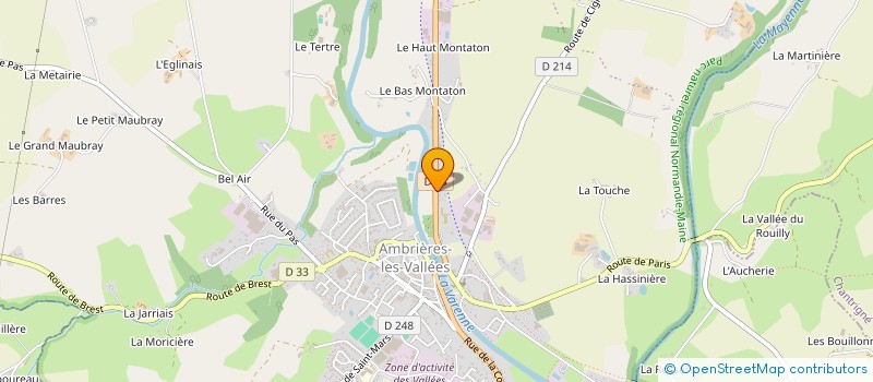 localisation de l'entreprise EHPAD LA VARENNE à AMBRIERES-LES-VALLEES