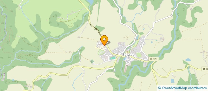 localisation de l'entreprise EHPAD LAS FOUNTETOS à SAISSAC