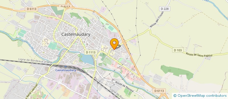 localisation de l'entreprise EHPAD LE CASTELOU à CASTELNAUDARY
