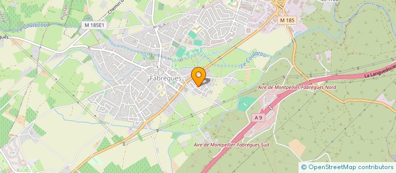 localisation de l'entreprise EHPAD LE COULAZOU  FABREGUES