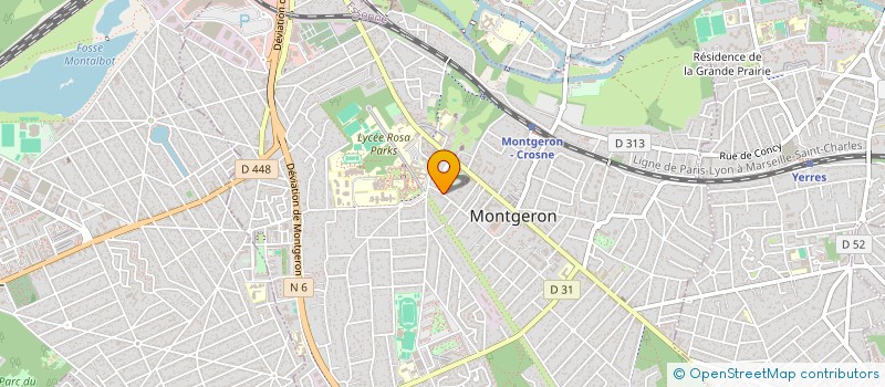 localisation de l'entreprise EHPAD LE MANOIR à MONTGERON