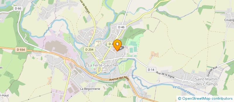 localisation de l'entreprise EHPAD LE MARAIS à LA FERTE-GAUCHER