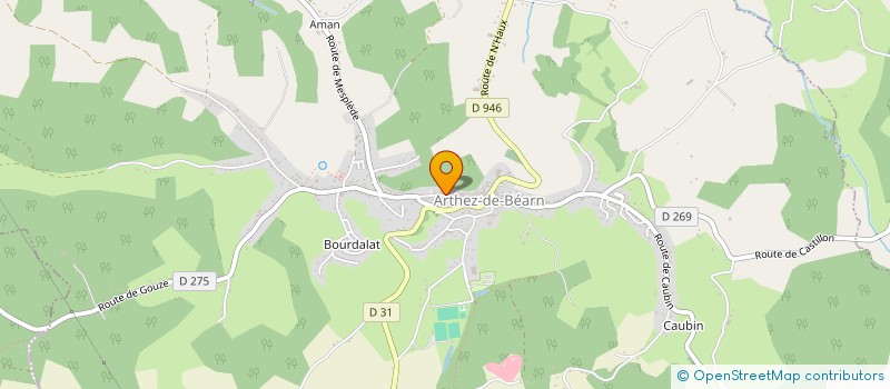 localisation de l'entreprise EHPAD LE TEMPLE à ARTHEZ-DE-BEARN
