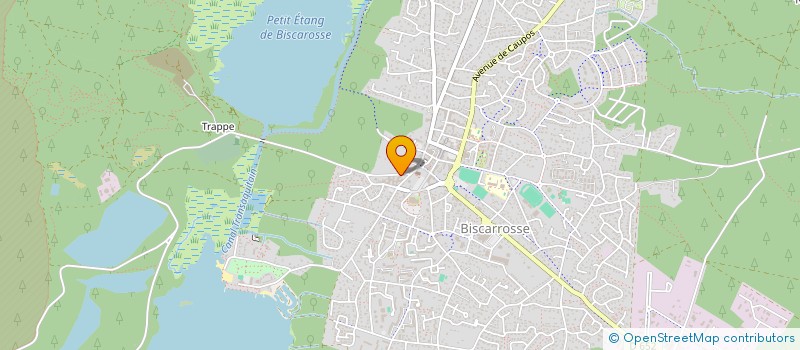 localisation de l'entreprise EHPAD LEON DUBEDAT  BISCARROSSE