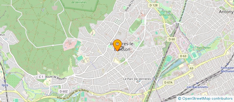 localisation de l'entreprise EHPAD LEON MAUGE à VERRIERES-LE-BUISSON