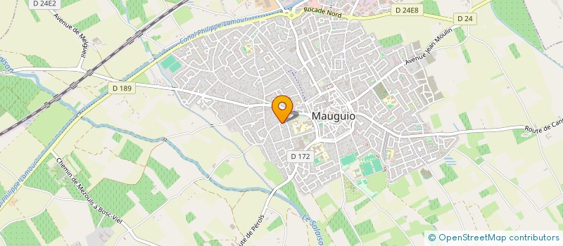 localisation de l'entreprise EHPAD LES AIGUERELLES à MAUGUIO