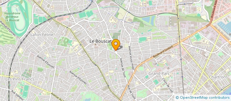 localisation de l'entreprise EHPAD LES BALCONS DE TIVOLI à LE BOUSCAT
