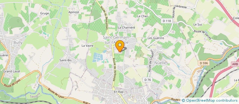 localisation de l'entreprise EHPAD LES COLLONGES à SAINT-GERMAIN-NUELLES