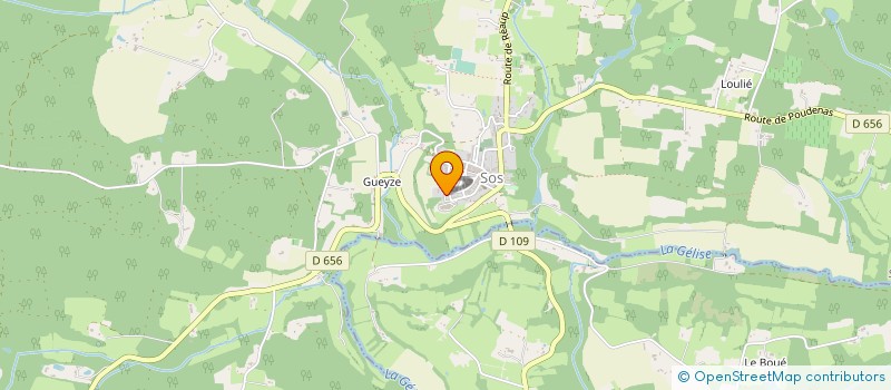 localisation de l'entreprise EHPAD LES DEUX VALLEES  SOS