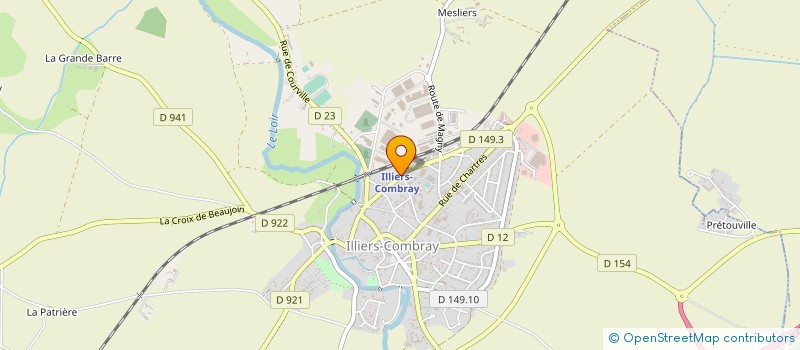 localisation de l'entreprise EHPAD LES GENETS à ILLIERS-COMBRAY