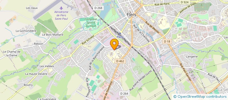 localisation de l'entreprise EHPAD LES HAUTS VENTS à FLERS