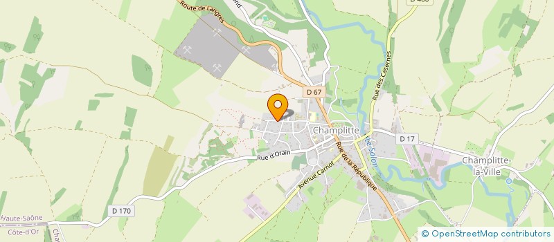 localisation de l'entreprise EHPAD LES LAVIERES à CHAMPLITTE