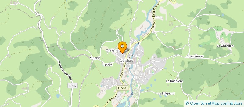localisation de l'entreprise EHPAD LES LISERONS à CUBLIZE