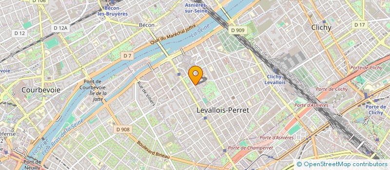 localisation de l'entreprise EHPAD LES MARRONNIERS à LEVALLOIS-PERRET