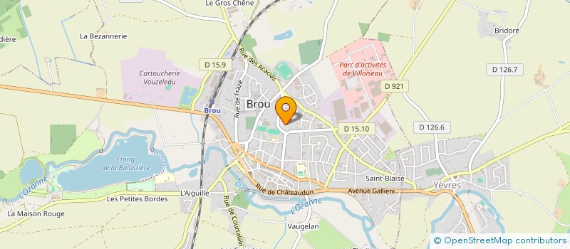 localisation de l'entreprise EHPAD LES ORELIES à BROU